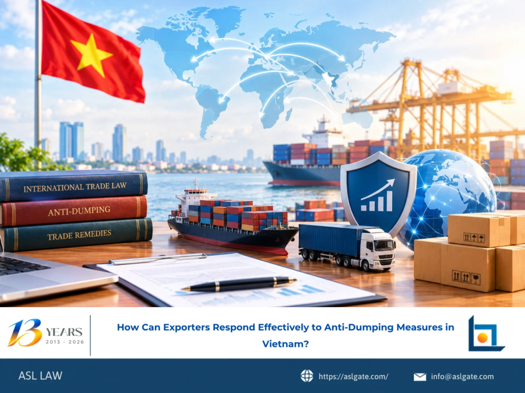 ASL LAW trade remedy attorneys advising exporters on effective responses to anti-dumping measures in Vietnam at Hanoi office.