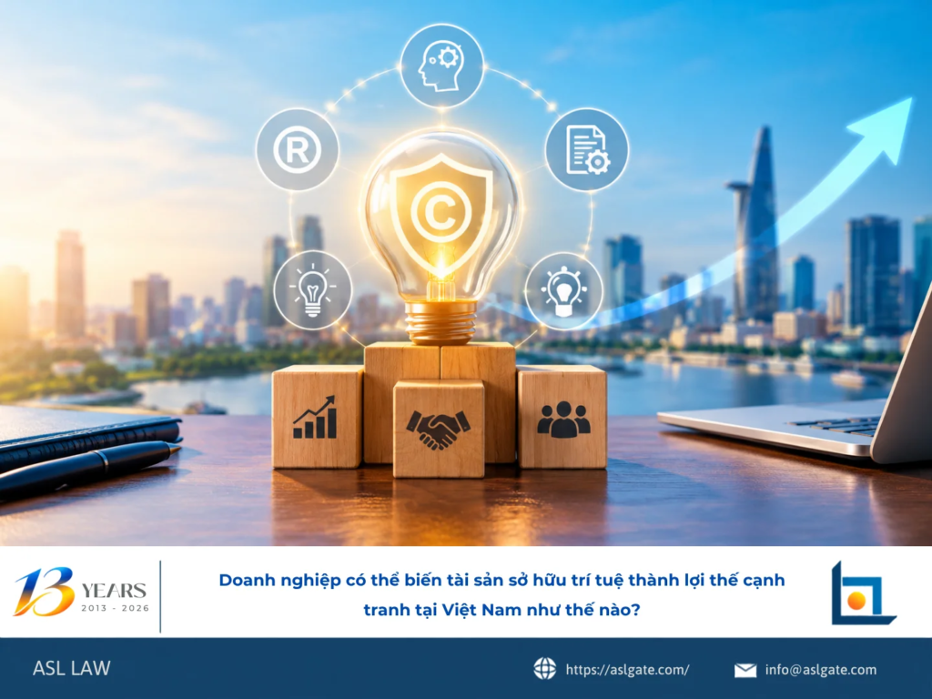 ASL LAW chuyên gia sở hữu trí tuệ tư vấn doanh nghiệp chiến lược tài sản hóa và thương mại hóa IP tại văn phòng Hà Nội.