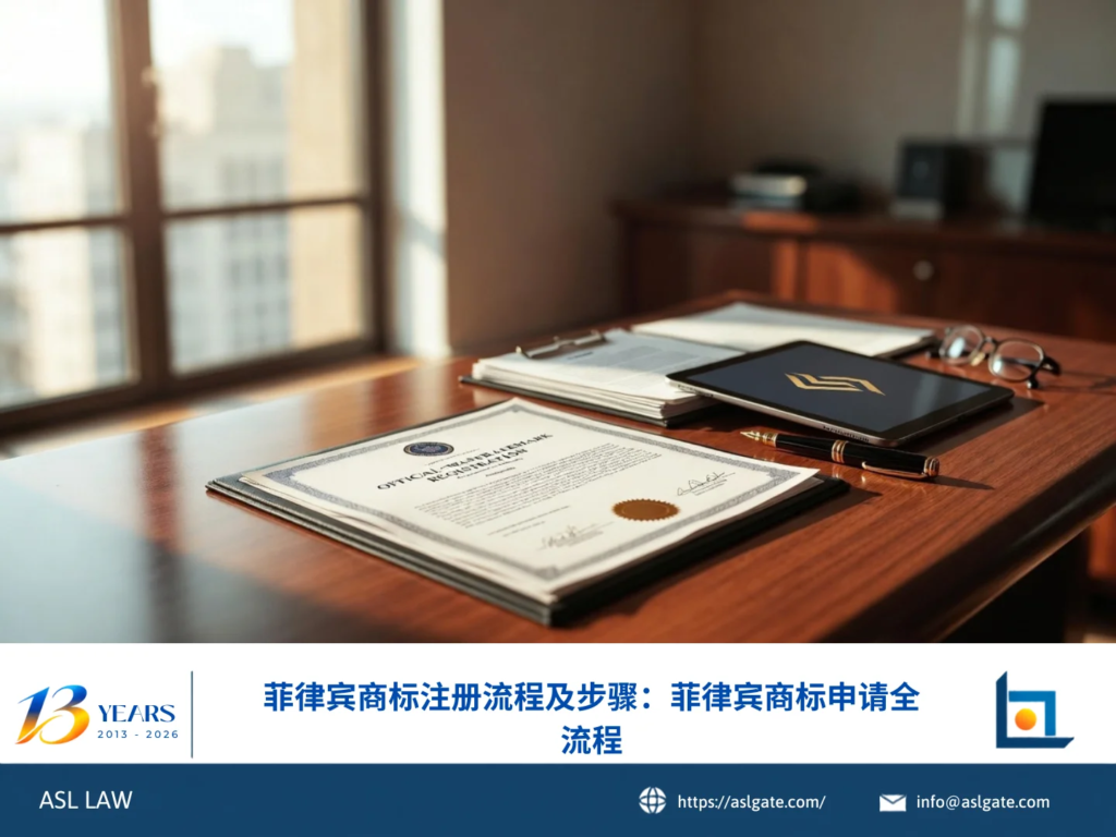 ASL LAW商标代理人在河内办公室向企业客户讲解菲律宾商标注册流程与全流程步骤。